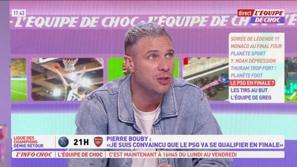 Pierre Bouby : "Je suis convaincu que le PSG va se qualifier" - L'Équipe de Choc - extrait