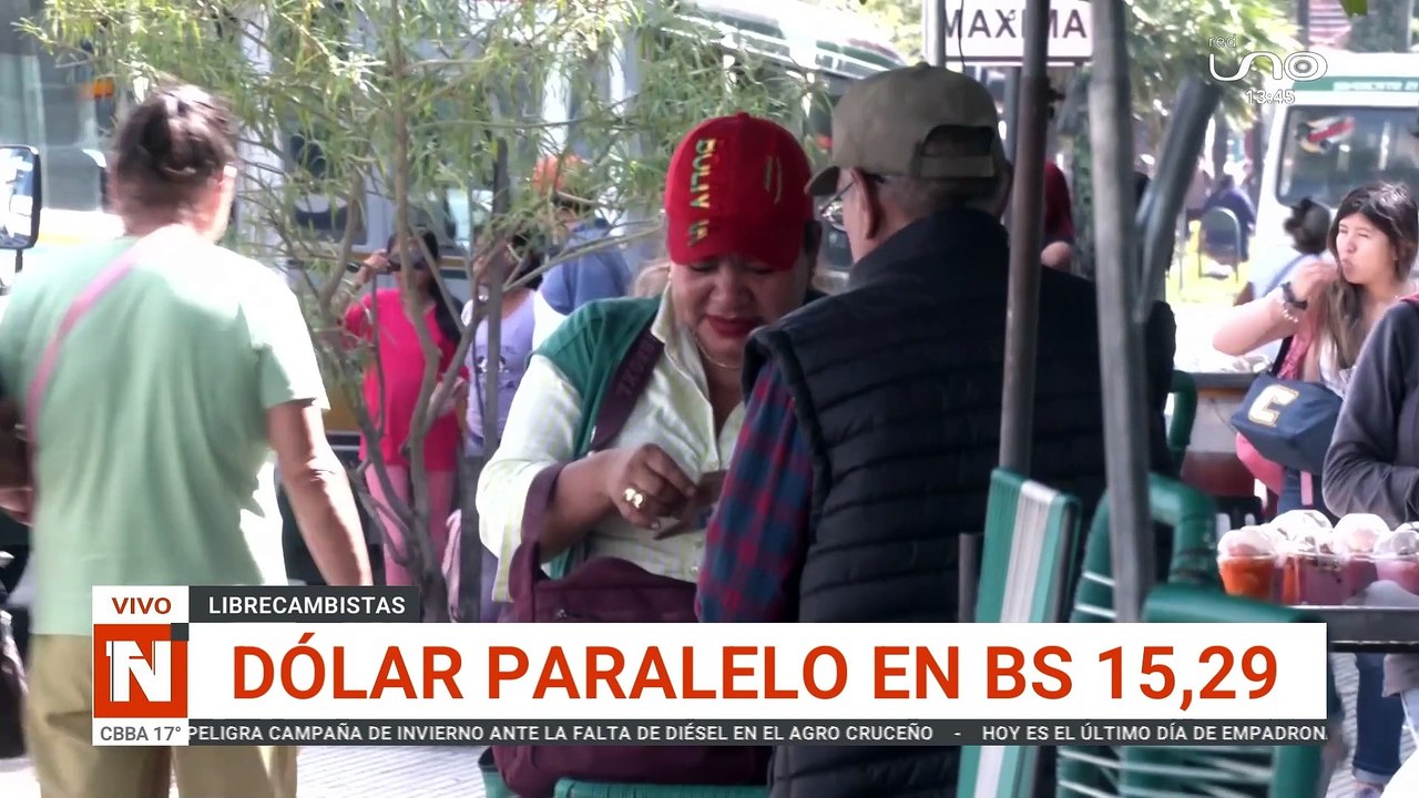 Dólar paralelo en Bs 15,29