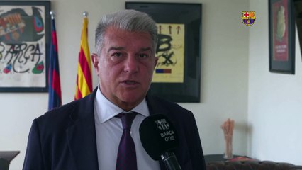 Laporta atiza a los árbitros del Inter-Barça: "Nos perjudicaron"