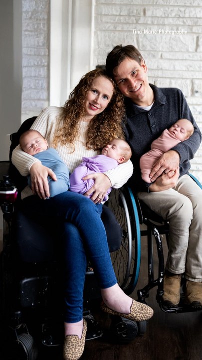 Parents in Wheelchairs Welcome 2 Foster Sons, T...