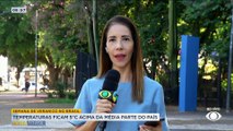 Veranico: temperaturas ficam 5ºC acima da média em parte do país