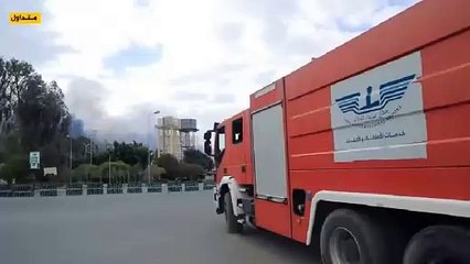 Сцены горящих самолетов в международном аэропорту Саны после израильской бомбардировки