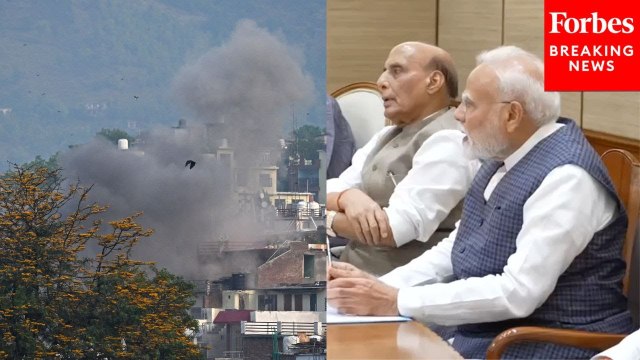 Indian Prime Minister Narendra Modi Host Meeting With Ministers Following Strikes On Pakistan