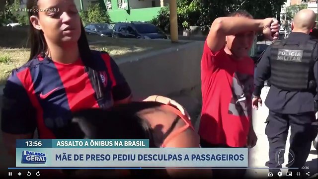 Mãe de preso após assalto a ônibus pede desculpas a vítimas e desabafa_ 'Não te criei pra isso' – Record