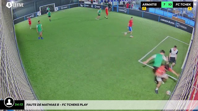 Faute de Mathias B - Fc Tcheks Play