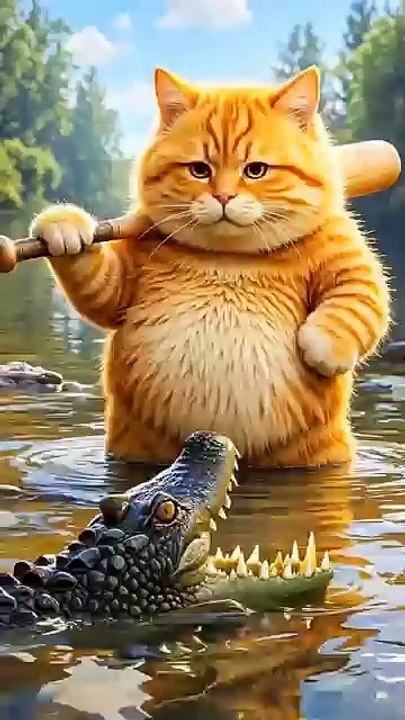 Ai_animated_Cat_funny_video_#pets_#funny_#wildlife