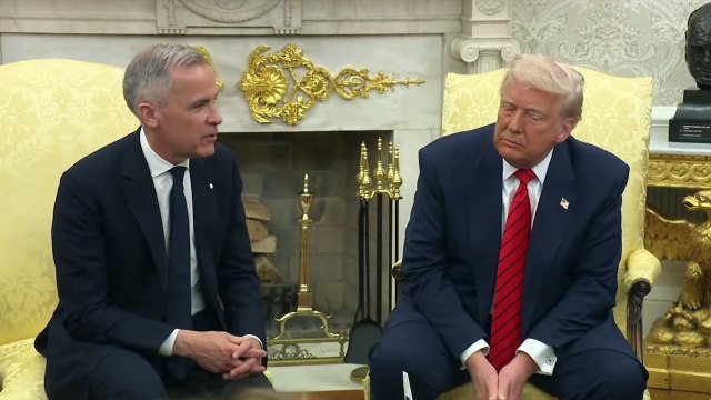 Carney le dice a Trump que Canadá no está a la venta y este responde nunca digas nunca