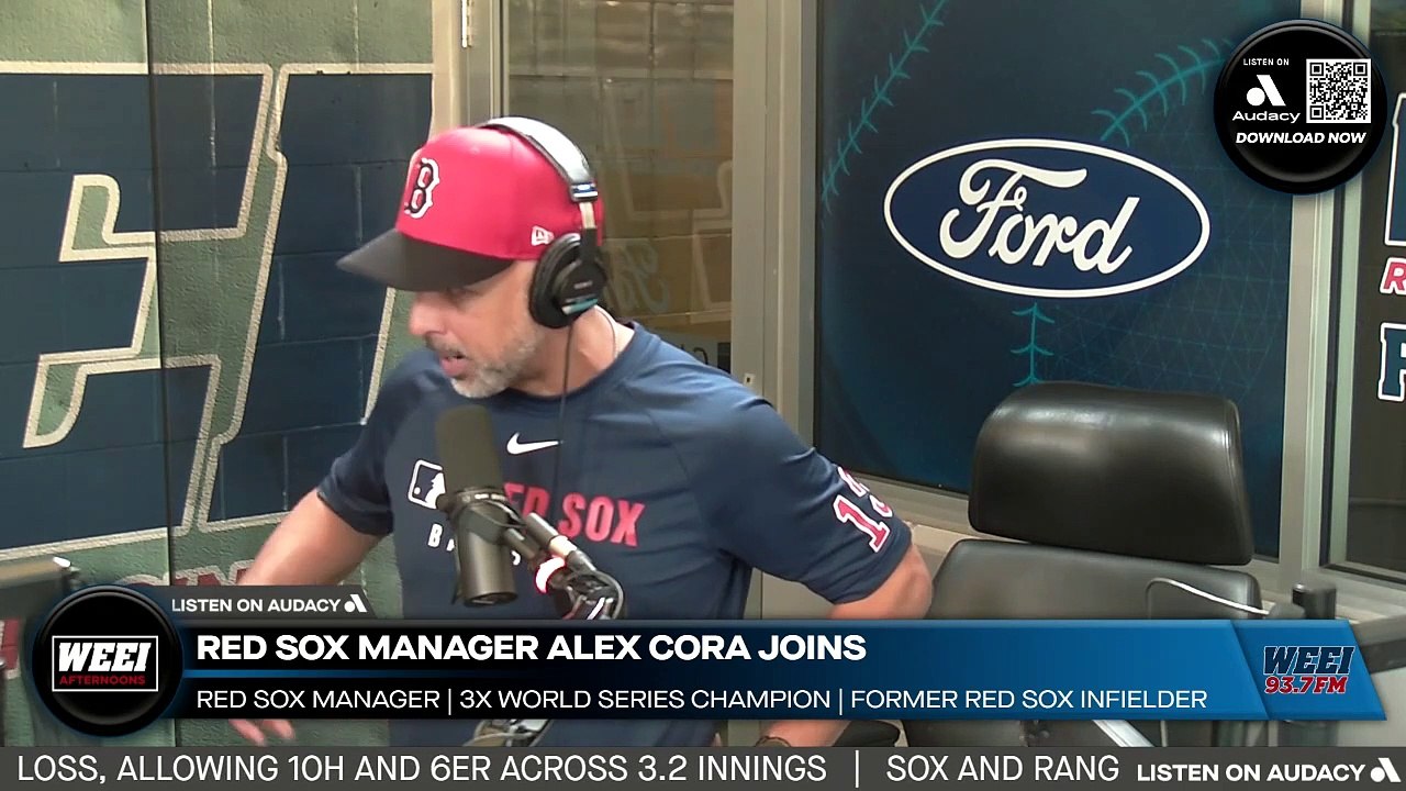 Alex Cora joins WEEI Afternoons to discuss first base