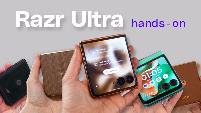 Motorola Razr Ultra hands-on: phones are fun again