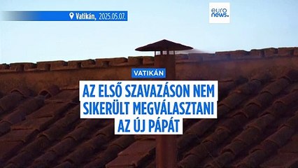 Fekete füst szállt fel: nem sikerült megválasztani az új pápát