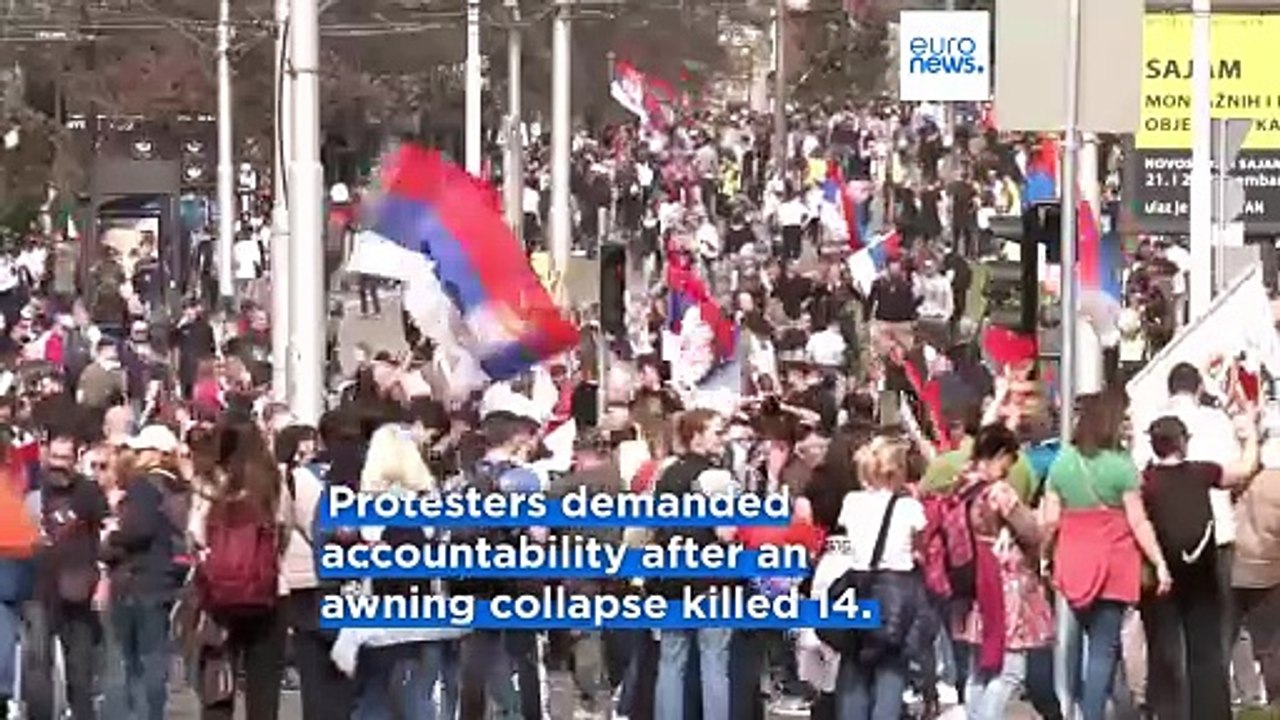 Serbian students demand snap parliamentary elections after months of protests