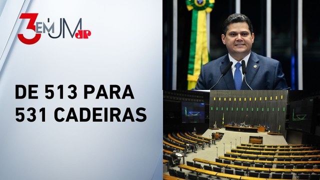 Senado aguarda Alcolumbre para discutir ampliação de deputados na Câmara