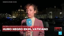 Informe desde Ciudad del Vaticano: humo negro tardó más de lo normal