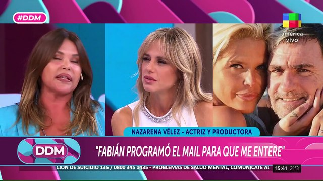 Nazarena Vélez reveló la estremecedora frase que le dijo Fabián Rodríguez antes de quitarse la vida