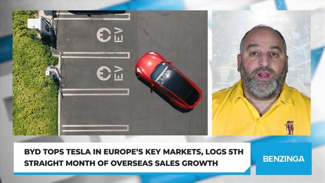 BYD Tops Tesla in Europe’s Key Markets, Logs 5th Straight Month of Overseas Sales Growth