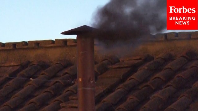 Vatican Releases Black Smoke—No Pope Selected On First Day Of Conclave