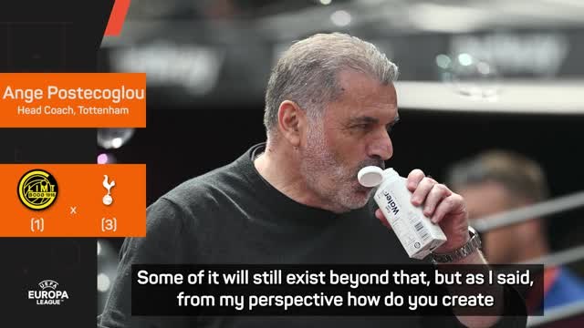 Postecoglou aims to change Spurs narrative in Europa League