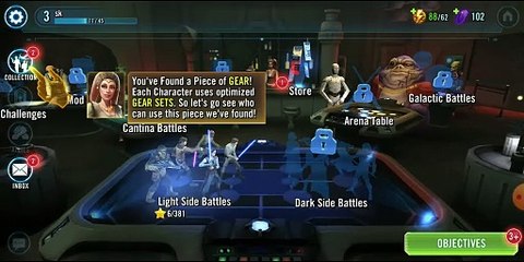 star wars galaxy of heros fighting
