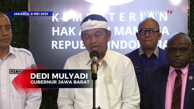 [FULL] Pernyataan Dedi Mulyadi dan Natalius Pigai Usai Bertemu Bahas Siswa Masuk Barak Militer