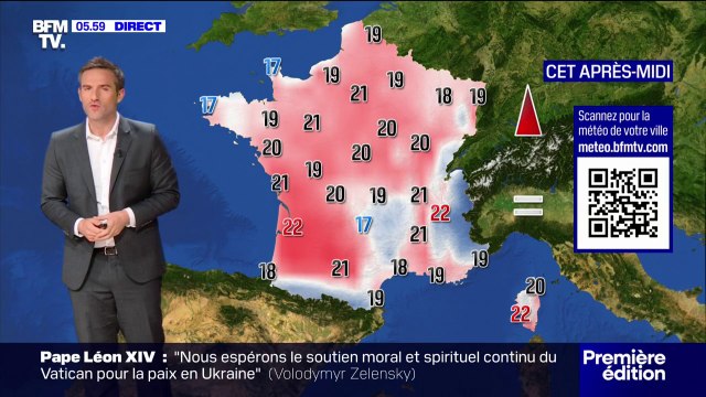 Un temps ensoleillé sur la partie nord de la France, des perturbations attendues dans les régions du sud