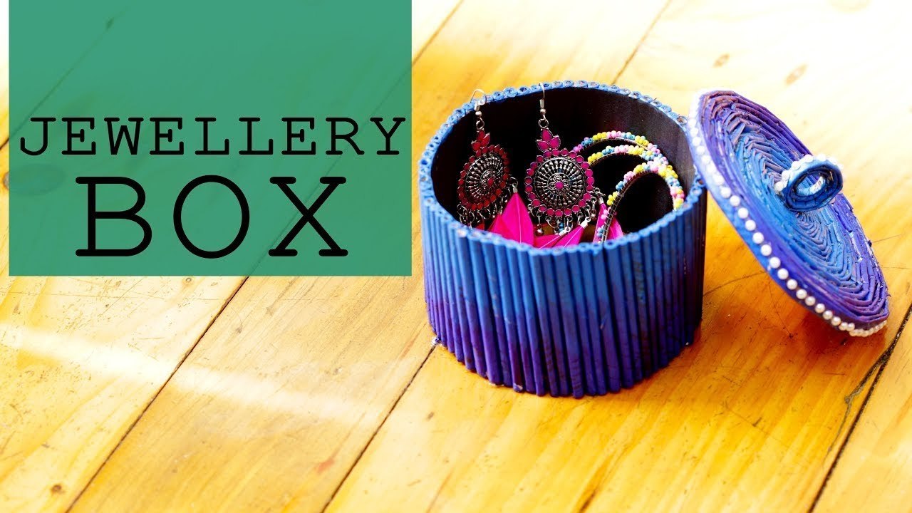 DIY Jewellery Box with Waste Material | Fun Craft for Kids by USP Crafts Studio