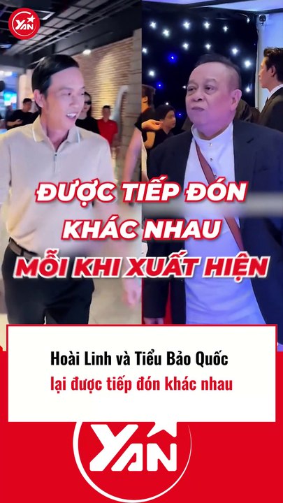 Hoài Linh và Tiểu Bảo Quốc được chào đón khác nhau dù cùng xuất hiện tại 1 sự kiện