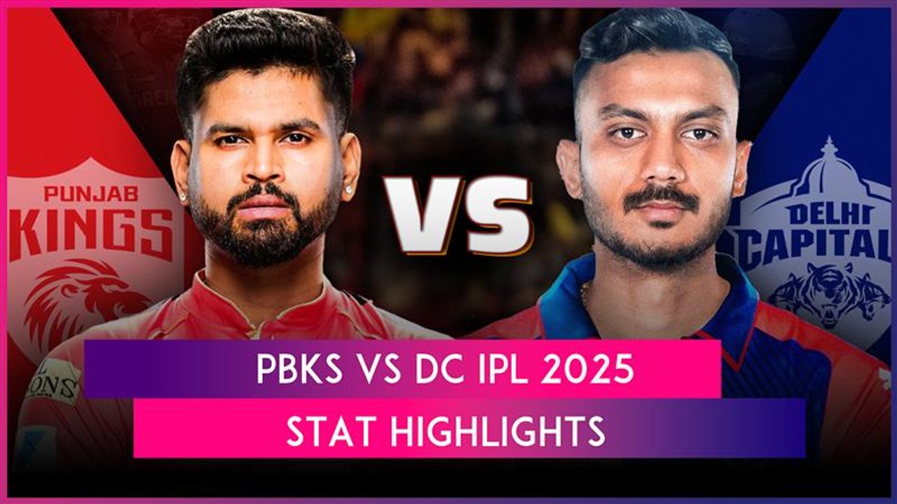 PBKS vs DC IPL 2025 Stat Highlights: Match Called Off Due To Security Reasons