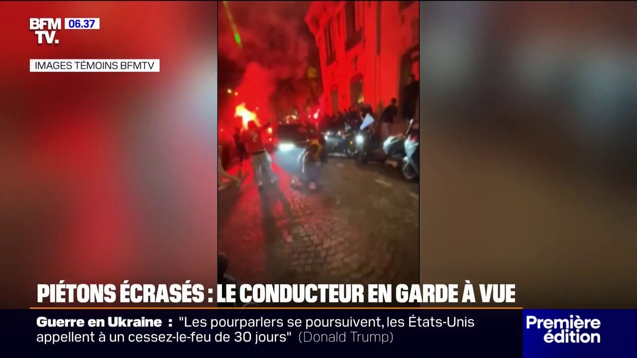 Piétons écrasés après PSG-Arsenal: le conducteur en garde à vue
