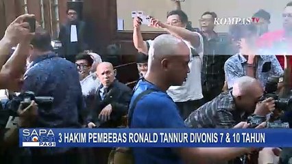 3 Hakim Pembebas Ronald Tannur Divonis Lebih Ringan Dari Tuntutan Jaksa