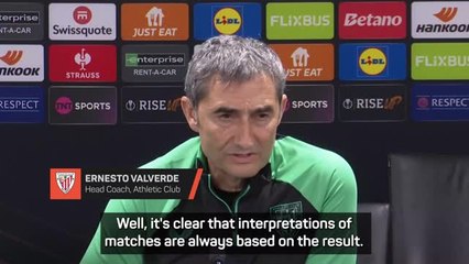 Athletic would have won first leg with 11-men - Valverde