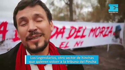 Los Legendarios, otro sector de hinchas que quieren volver a la tribuna del Pincha
