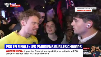 "C'est extraordinaire, ce sont des instants qui arrivent rarement": des supporters réagissent à la victoire du PSG face à Arsenal
