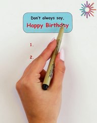 Make birthday wishes stand out 🎈