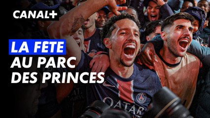 La joie du Parc qui célèbre sa qualification en finale de Ligue des champions