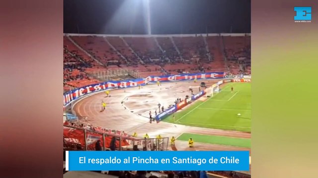 Vayamos al frente salgamos a ganar... : el respaldo al Pincha en Santiago de Chile