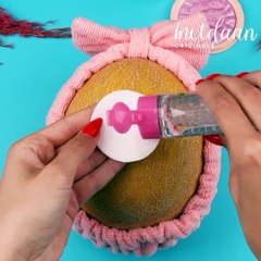 Let's watch a fruity makeup look!