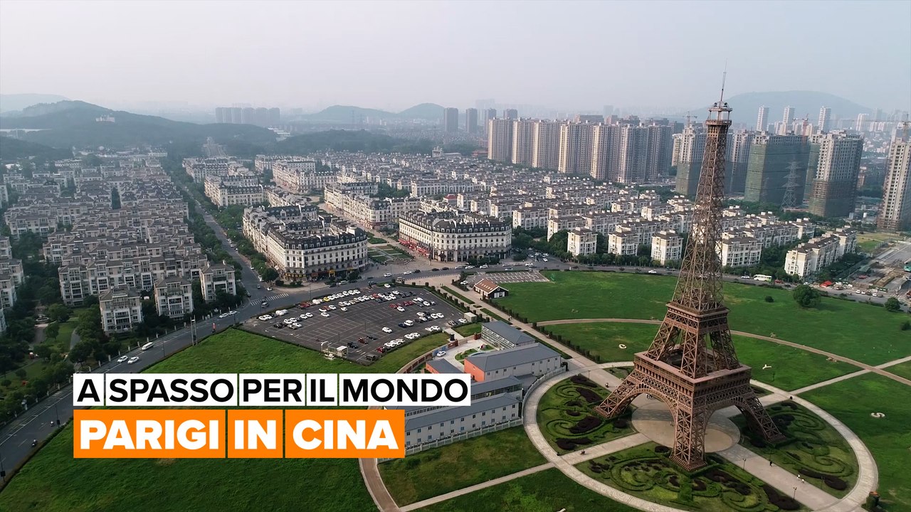 Pensi di essere a Parigi? Non è così. Benvenuti a Tianducheng!