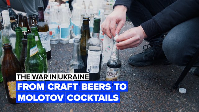 Ukrainian brewery switches from craft beers to Molotov cocktails