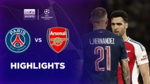 PSG 2-1 Arsenal | Champions League 24/25 Match Highlights