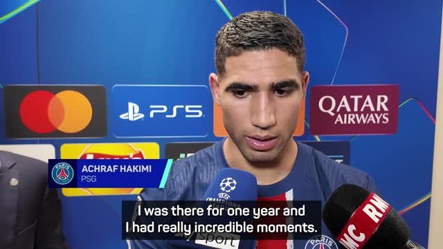 'Special moment' for Hakimi to face Inter in Champions League final