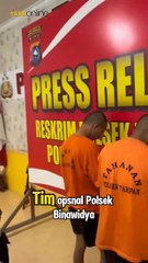 Beraksi 3 Lokasi, 2 Pelaku Curanmor Berhasil Ditangkap Polsek Binawidya