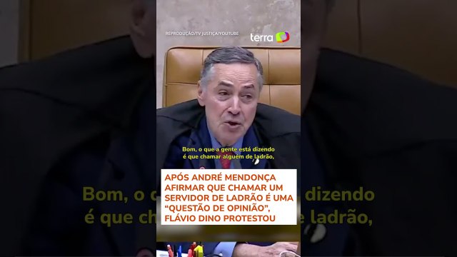 Dino e Mendonça entram em discussão acalorada durante sessão do STF #shorts