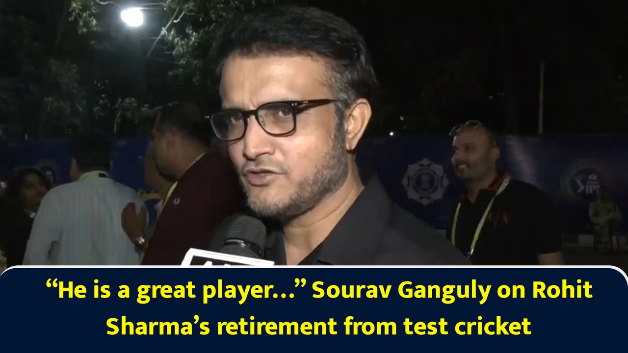 “He is a great player…” Sourav Ganguly on Rohit Sharma’s retirement from test cricket