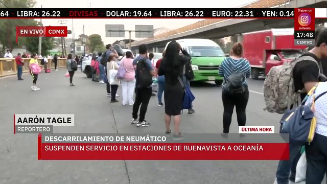 Reporta falla en la Línea B del Metro capitalino; suspenden servicio de Buenavista a Oceanía