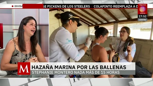El nado de Stephanie Montero busca generar conciencia sobre ecosistemas marinos