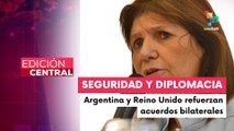 Patricia Bullrich viaja a Londres para reforzar acuerdos de seguridad