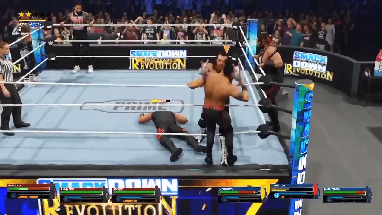 wwe 2k25 gameplay tage team wrestling fight wwe