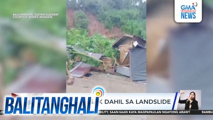 Bahay, nawasak dahil sa landslide | Balitanghali