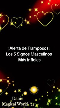 ¡Alerta de Tramposos! Los 5 Signos Masculinos Más Infieles #astrologia #zodiaco #horoscopo #signos