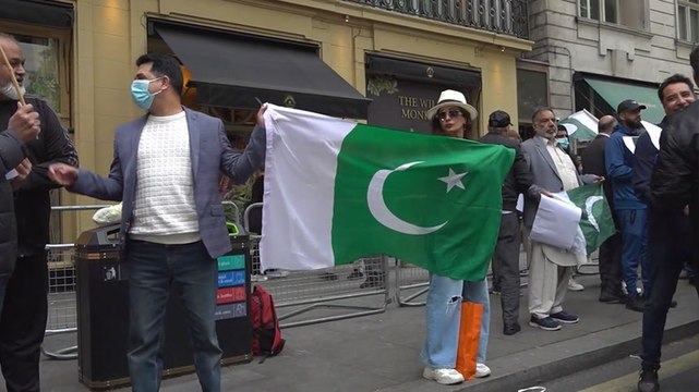 ‘We want peace’: Protesters gather in London against India’s airstrikes on Pakistani Kashmir